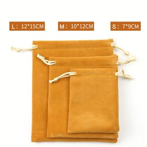 Sacs à bijoux en velours en gros à prix abordable avec logo imprimé, emballage cadeau personnalisé, pochettes à cordon pour bijoux, sacs promotionnels - Product Image 5