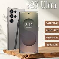 Smartphone 5G Haute Performance S25 Ultra 22 Go + 2 To, Deca Core, Écran 6,9 Pouces, Multilingue (Anglais, Allemand, Français, Espagnol)