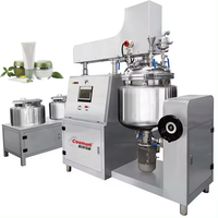 Machine de fabrication de crème et de lotion 50L 100L 200L, Réacteur chauffé, Agitateur, Cuve de mélange, Homogénéisateur sous vide pour sérum
