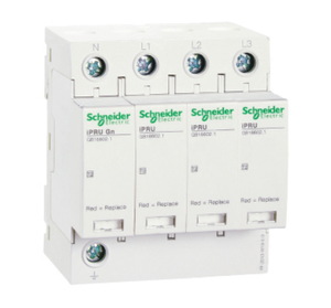 Parafoudre 100% Original MT-Schneider Wingo IPRU 20kA 3P+N 350V AC sur rail DIN, Dispositif de protection contre les surtensions SPD Type 2 enfichable - Product Image 6