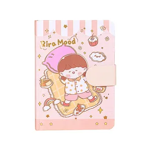 HighQuality64K/32KGold-Estampillé Pages Colorées Étudiant DiaryNotebook Mignon Dessin Animé Couverture Cadeau En Gros - Product Image 5