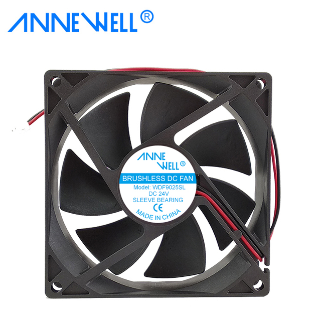 9225 Axial Dc Brushless Cooler Fan 92x92x25 Mm 12v 24v Flow 92mm Fans