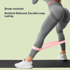 High-Elastic Yoga Resistance Circle Fitness Resistance Band for Adults Men and Women Glute-Building <b>Stretch</b> Hip-Lifting <b>Ring</b> - Product Image 4