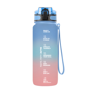 Tùy chỉnh BPA free nhựa drinkware 650ml Leak-proof chai nước với một cú nhấp chuột mở nắp không gian ấm đun nước ngoài trời uống ly - Product Image 4