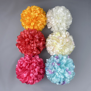 Tête de fleur d'hortensia simulée 15 cm, fleurs artificielles en soie pour décorations murales de mariage, décoration intérieure - Product Image 3