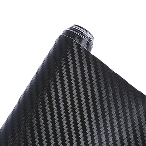 Campione Gratuito 1.52*28m Nero Opaco Adesivo in Vinile <span class=keywords><strong>3D</strong></span> Effetto Fibra di Carbonio 3M per Carrozzeria Auto - Product Image 2