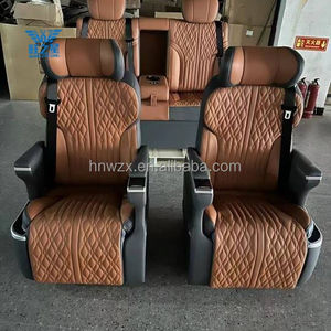 ชุดเบาะรถตู้ไฮเอซ อัลฟาร์ด วีไอพี อุปกรณ์ตกแต่งภายใน หนังสีเบจ เบาะรถยนต์ปรับไฟฟ้าแบบดัดแปลง - Product Image 3