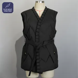 Yufan Custom Women'S Down Vest Coat Jacket Coat Down Coat Women'S Winter Fashion Girl'S Jacket