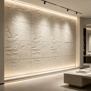 Panneaux muraux légers en PU 3D imitation <span class=keywords><strong>pierre</strong></span> champignon, grande dalle de 60 mm d'épaisseur, revêtement mural extérieur et <span class=keywords><strong>intérieur</strong></span>, imperméable - Product Image 3