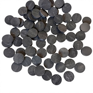 Boutons en corne noire naturelle à 4 trous, dos plat, écologiques, forme carrée, perles décoratives, fournisseur en gros B.S International - Product Image 6