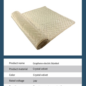 Chauffe-lit portable, couverture chauffante électrique thermique, taille king, couverture chauffante 24V - Product Image 4