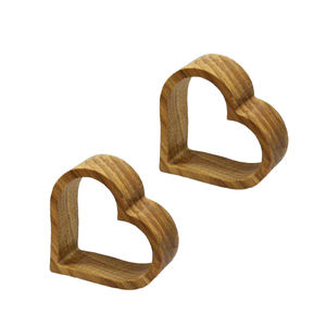 Rond de serviette en bois de manguier, rond de serviette fait main pour les dîners de mariage, la salle à manger, les réunions de famille et les occasions spéciales - Product Image 5