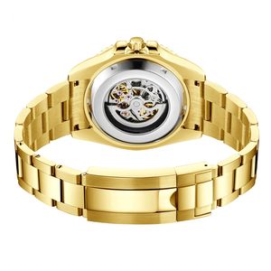 Reloj de Lujo Dorado para Hombre - Reloj de Marca de Moda - Reloj Mecánico Automático de Alta Calidad para Hombre - Product Image 4