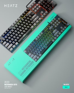 Có Dây Bàn Phím Cơ Khí Với Màu Xanh Lá Cây Trục USB Cho Máy Tính Để Bàn Máy Tính Xách Tay E-Thể Thao Chơi Game Bàn Phím - Product Image 1