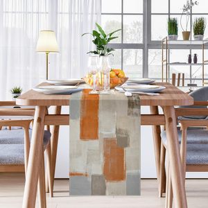 Á hậu bảng màu xanh và màu cam, cổ điển trừu tượng lộn xộn sơn trang trí phòng ăn cho nhà bếp Bàn cà phê gia đình bữa tối kỳ nghỉ - Product Image 2