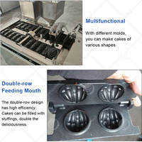 Machine de formage entièrement automatique pour mini-gâteaux coréens en forme de poisson, gâteaux de noix et de haricots rouges, Manjoo, Taiyaki, Gaufres et Delimanjoo