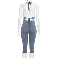 Ensembles 2 Pièces Sexy pour Femmes, Hauts Dos Nu et Shorts Couleur Unie, Vêtements pour Femmes