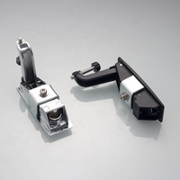 Serrure à bouton-poussoir en alliage de zinc Hengzhu MS606 pour boîtier de distribution, serrure à déclenchement par compression pour porte d'armoire