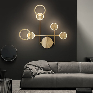 Lámpara de Pared Nórdica Moderna Minimalista para Dormitorio, Mesita de Noche, Sala de Estar, Estudio, Pasillo y Escalera, Estilo Nórdico Minimalista - Product Image 2