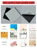 Autocollant en métal aluminium, feuille magnétique souple en caoutchouc, supports de cadre photo, aimant adhésif mural pour sublimation