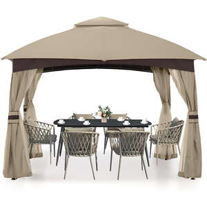 Abccanopy mềm hàng đầu gazebos kim loại gazebo carpas Y cenadores gazebo de jardim tonnelle terrasse gazebo trong kim loại tuinpaviljoen - Product Image 1