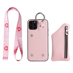 Custodia per telefono cellulare con <span class=keywords><strong>tracolla</strong></span> in pelle <span class=keywords><strong>a</strong></span> <span class=keywords><strong>tracolla</strong></span> con custodia <span class=keywords><strong>a</strong></span> portafoglio Coque per iPhone 11 13 14 Pro Max - Product Image 2