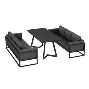 Sofás Comerciales para Bares y Salones, Estructura Metálica, Espuma de Alta Densidad, Duraderos, Conjunto para Restaurante, Forma Oblonga - Product Image 5