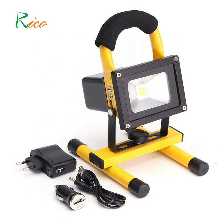 Hot Sale Emergency Light Rechargeable Waterproof Aluminum Alloy Portable Work Light Led Flood Lights