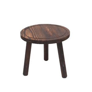 Support de plante rond en bois massif Yingluo, pour intérieur et extérieur, support pour pot de fleurs, petite, moyenne et grande taille - Product Image 5