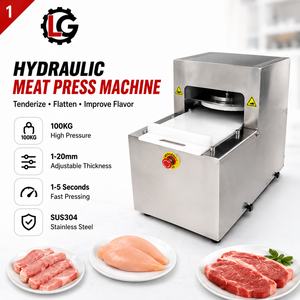 Máquina para Aplanar Carne de Aves, Prensa para Pechuga de Pato y Carne de Pollo - Product Image 1