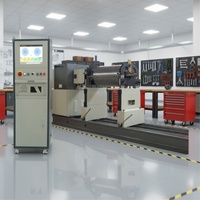 Machine d'équilibrage à entraînement par joint universel LS-XH3000W, machine d'équilibrage pour moteurs de turbines à vapeur et rotors de moteurs