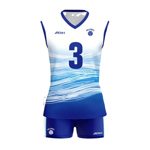 OEM高品质热销产品工厂批发排球队定制女排制服套装新颖设计运动衫 - Product Image 1