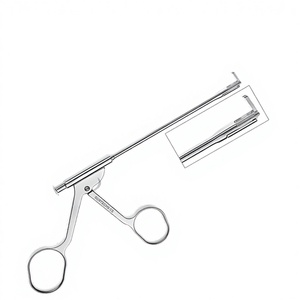 OSTROM Antrum <b>Punch</b> Backward Cutting Manual | 2.5 mm Cut | 4 Inch Working Length | ENT Surgical Instrument | Stainless Steel | - Product Image 1