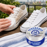 Crème Nettoyante Solide Sans Eau, Pâte Décontaminante pour l'Entretien des Chaussures de Sport