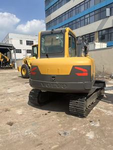 Excavadora de cadenas Volvo EC55D con motor Cummins, válvulas hidráulicas Kawasaki, peso operativo de 5 toneladas, cucharón de excavación usado incluido - Product Image 2