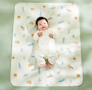 Tapis à langer pour bébé en bambou personnalisé Happy <span class=keywords><strong>Flute</strong></span>, imperméable et lavable, tapis à langer, coussin à langer - Product Image 5