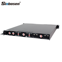 Amplificateur de puissance D4-3000 1u Classe D 10000W 2 Ohms 4 canaux, audio professionnel adapté aux enceintes large bande, Line Array et caissons de basses