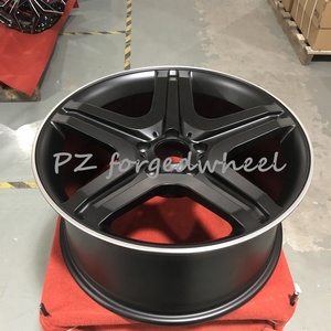 Ruedas forjadas negras <span class=keywords><strong>mate</strong></span> de alta calidad Pengzhen, llantas de aleación de aluminio de 19 20 21 pulgadas para Mercedes Benz <span class=keywords><strong>Maybach</strong></span> SUV - Product Image 5