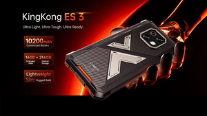 Cubot KingKong ES 3 หน้าจอ 6.745 นิ้ว HD+ แบตเตอรี่ 10200mAh หน่วยความจำ 6+10+256GB กล้องหลัง 48MP กล้องหน้า 16MP รองรับ 2 ซิม NFC ระบบปฏิบัติการ Android 15 หน้าจอรีเฟรช 120Hz รองรับการชาร์จเร็ว 33W - Product Image 2