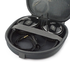 Factory Prijs Custom Ovale Vorm Eva Beschermende Draagbare Harde Shell Hoofdtelefoon Oortelefoon <span class=keywords><strong>Pouch</strong></span> Gemakkelijk Dragen Zip Case - Product Image 4
