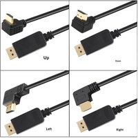 Câble plaqué or avec gaine en PVC 1080p pour tablette, caméra, téléviseur, projecteur, ordinateur, moniteur LCD
