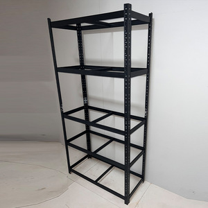 Multifunctional <b>Metal</b> Shelving <b>Unit</b> Powder Coated Steel Storage Rack For Home Office Use Standing Type Rectangle Shape - Product Image 2