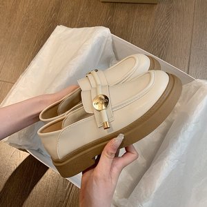<span class=keywords><strong>Mocassini</strong></span> da balletto autunno primavera estate traspiranti da <span class=keywords><strong>donna</strong></span> con tacco basso con fodera in <span class=keywords><strong>pelle</strong></span> morbida scarpe basse da <span class=keywords><strong>donna</strong></span> nere chiare - Product Image 3