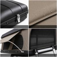Carpa de Techo para Jeep Wrangler, Carpa Rígida de Aluminio Impermeable de Apertura Rápida para 2-3 Personas, Carpa de Techo de Apertura Automática para las Cuatro Estaciones
