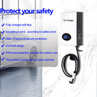 Cargador de pared para vehículos eléctricos de CC de 20KW, de alta demanda, con una sola pistola, inteligente, con tarjeta RFID, estación de carga rápida para vehículos eléctricos