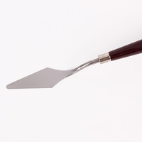 Ensemble de 5 couteaux à palette en acier inoxydable pour peinture à l'huile avec spatule de mélange de peinture, couteaux à repousser pour acrylique et gouache