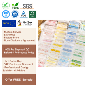 Ruban Washi prédécoupé sur mesure avec <span class=keywords><strong>film</strong></span> irisé pour boutique de cadeaux exclusive - Product Image 1