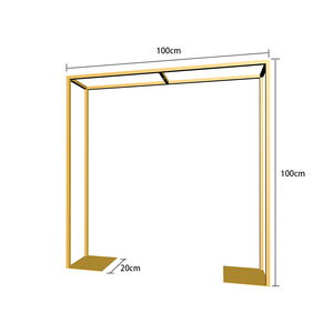 J66 Luxury Wedding Long Table Centerpiece Stand with Acrylic Ball Gold Metal <strong>Flower</strong> <strong>Vase</strong> for Party Decorations - Product Image 6