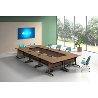 Table de réunion pliable de conférence pliable moderne Flip Top pour la formation Petite Salle de conférence Mesas Plegables Office Desk