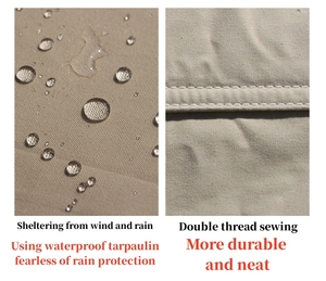 オックスフォード420Dインフレータブルテント 7.5平方メートル 5～6人用 ワンベッドルーム クイックオープン 防水 ポータブル アウトドア - Product Image 6